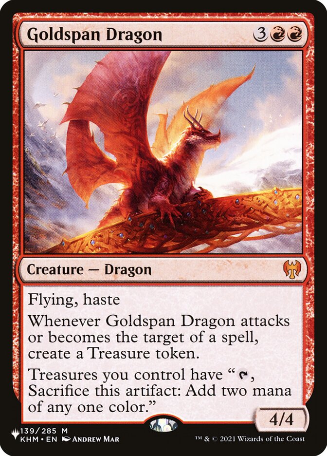 Goldspan Dragon [The List] | L.A. Mood Comics and Games