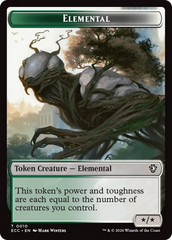 Copy // Elemental (0010) Double-Sided Token [Lorwyn Eclipsed Tokens] | L.A. Mood Comics and Games