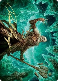 Draugr Necromancer Art Card (Gold-Stamped Signature) [Kaldheim Art Series] | L.A. Mood Comics and Games