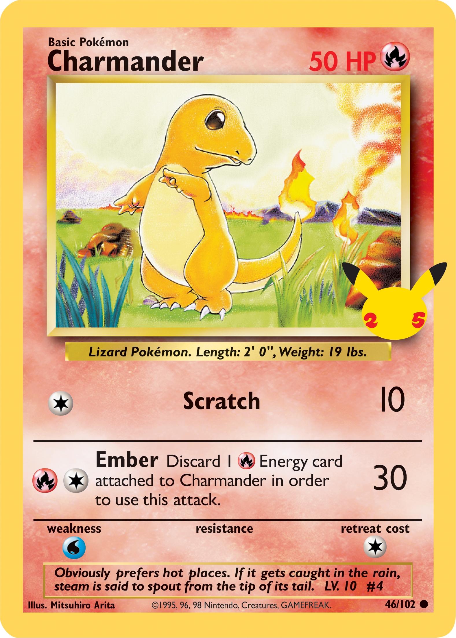 Charmander (46/102) (Jumbo Card) [First Partner Pack] | L.A. Mood Comics and Games