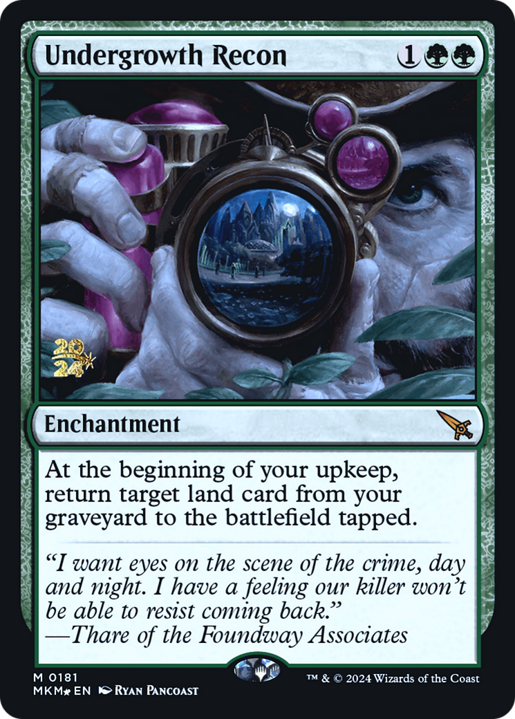 Undergrowth Recon [Murders at Karlov Manor Prerelease Promos] | L.A. Mood Comics and Games