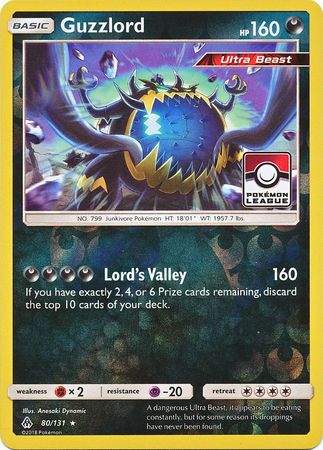 Guzzlord (80/131) (League Promo) [Sun & Moon: Forbidden Light] | L.A. Mood Comics and Games