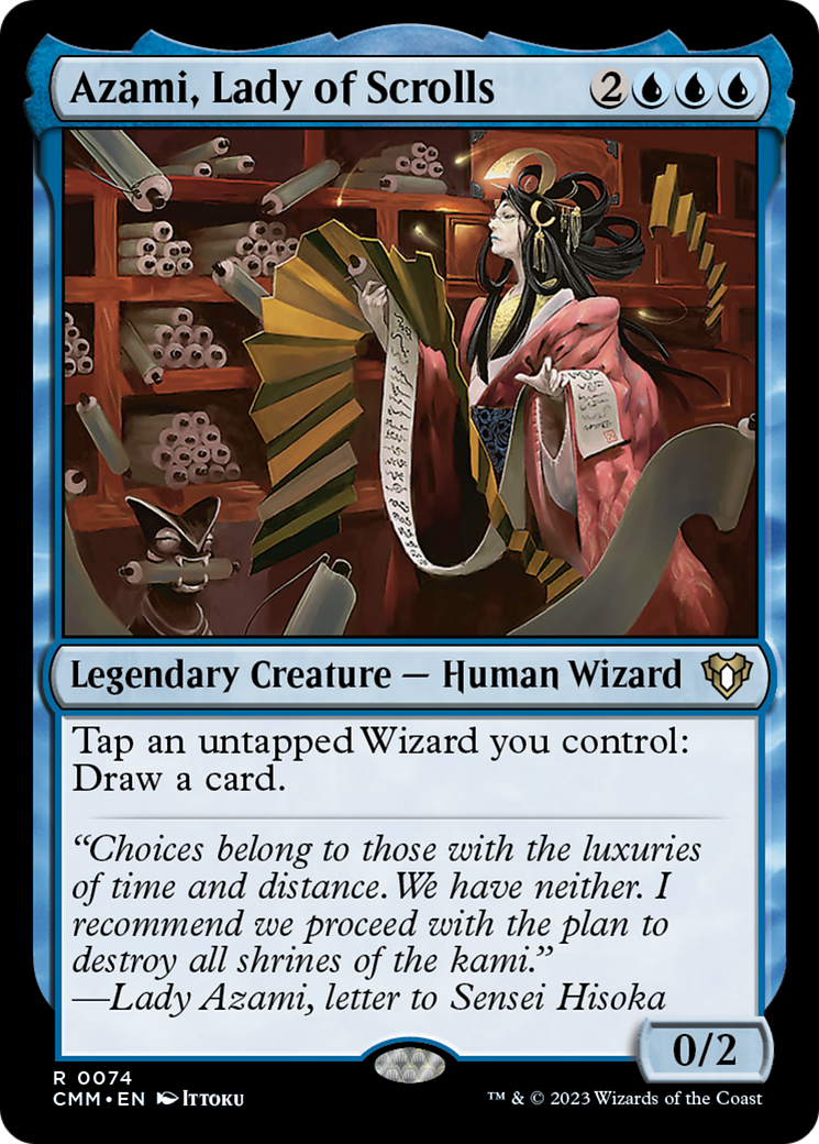 Azami, Lady of Scrolls [Commander Masters] | L.A. Mood Comics and Games