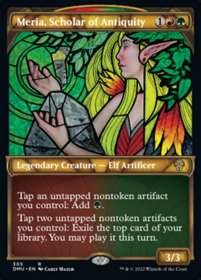 Meria, Scholar of Antiquity (Showcase) [Dominaria United] | L.A. Mood Comics and Games