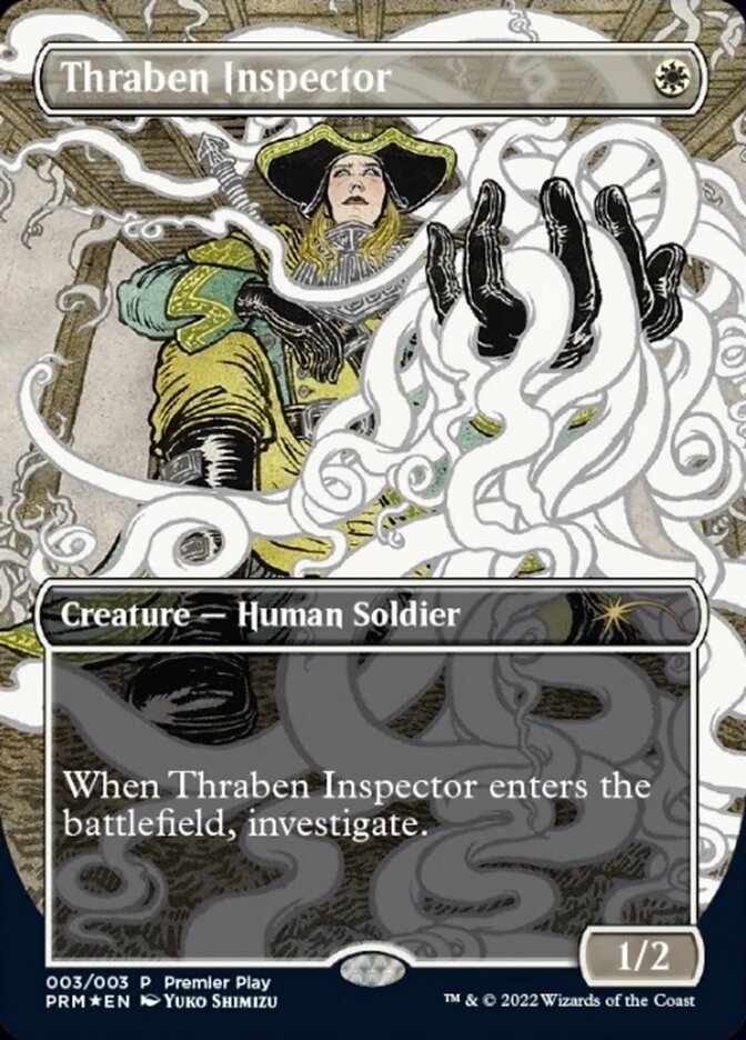 Thraben Inspector (Borderless Alternate-Art) [Regional Championship Qualifiers 2022] | L.A. Mood Comics and Games
