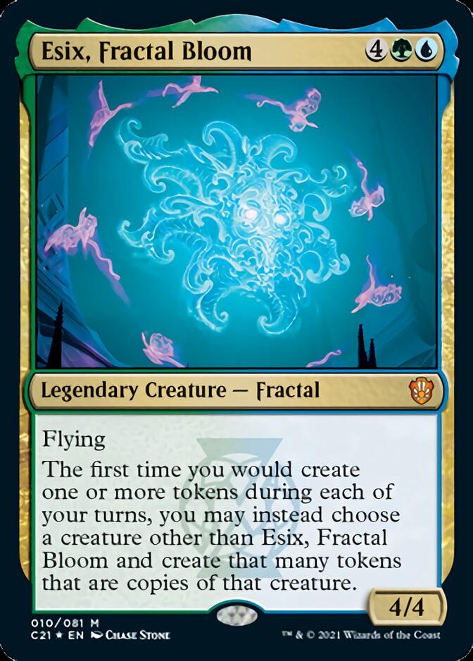 Esix, Fractal Bloom [Commander 2021] | L.A. Mood Comics and Games