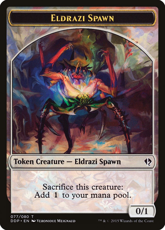 Eldrazi Spawn Token (077/080) [Duel Decks: Zendikar vs. Eldrazi] | L.A. Mood Comics and Games