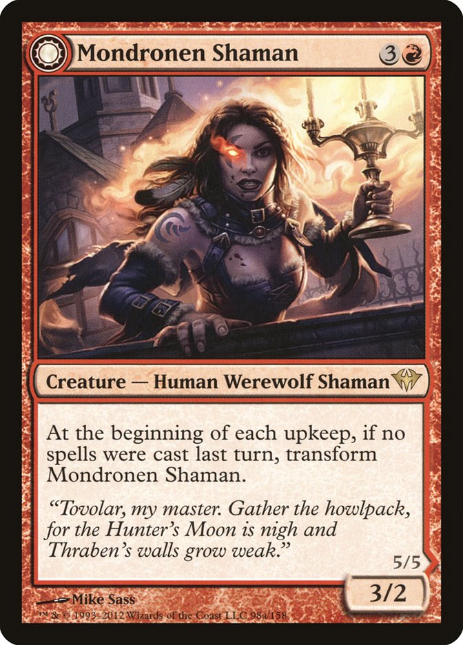 Mondronen Shaman // Tovolar's Magehunter [Dark Ascension] | L.A. Mood Comics and Games