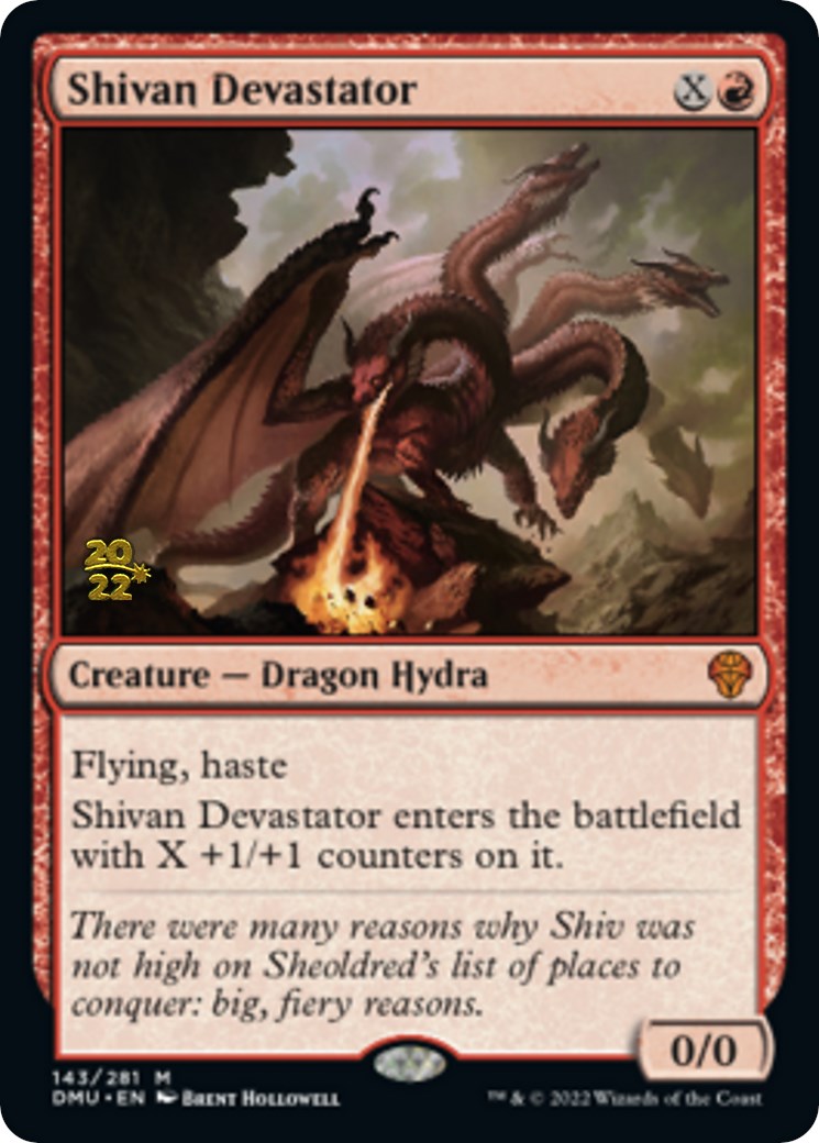 Shivan Devastator [Dominaria United Prerelease Promos] | L.A. Mood Comics and Games