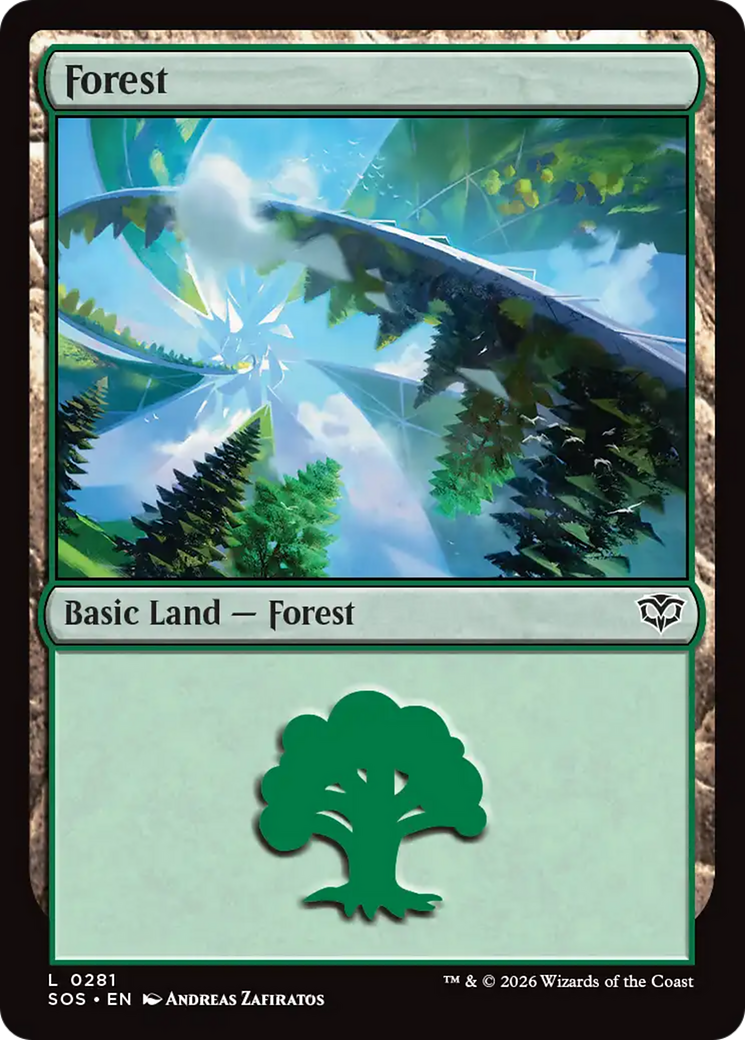 Forest (0281) [Secrets of Strixhaven] | L.A. Mood Comics and Games