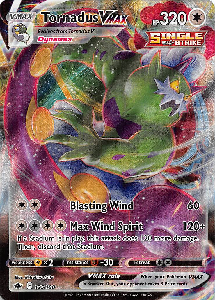 Tornadus VMAX (125/198) [Sword & Shield: Chilling Reign] | L.A. Mood Comics and Games