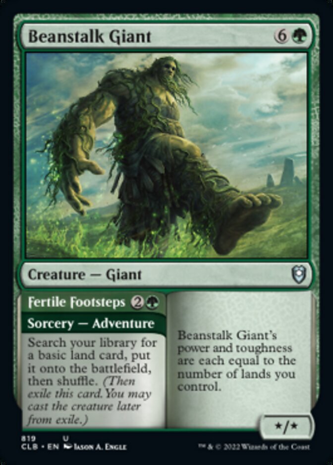 Beanstalk Giant // Fertile Footsteps [Commander Legends: Battle for Baldur's Gate] | L.A. Mood Comics and Games