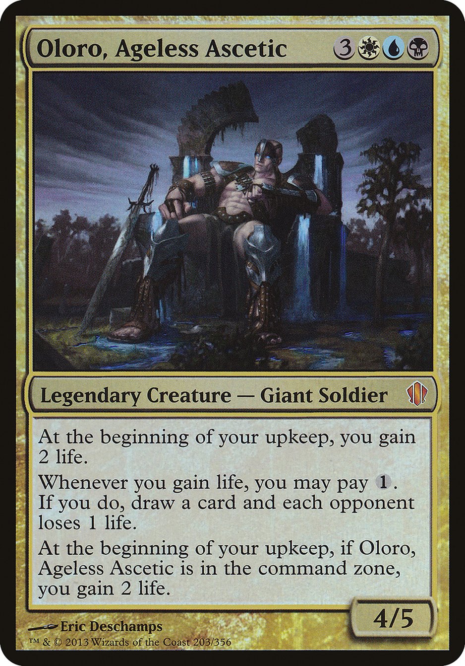 Oloro, Ageless Ascetic (Oversized) [Commander 2013 Oversized] | L.A. Mood Comics and Games