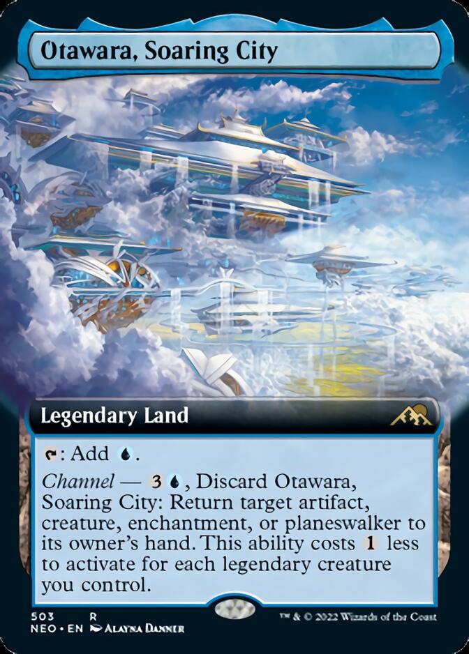 Otawara, Soaring City (Extended Art) [Kamigawa: Neon Dynasty] | L.A. Mood Comics and Games
