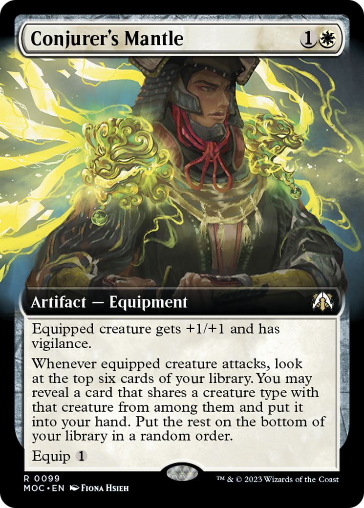 Conjurer's Mantle (Extended Art) [March of the Machine Commander] | L.A. Mood Comics and Games