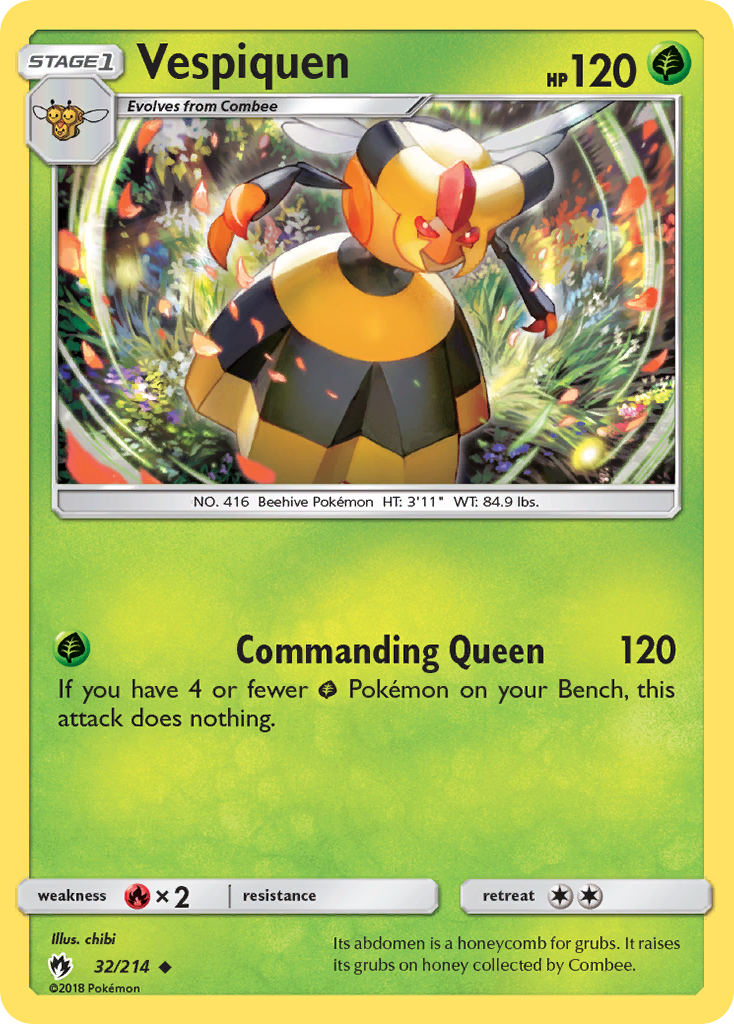 Vespiquen (32/214) [Sun & Moon: Lost Thunder] | L.A. Mood Comics and Games