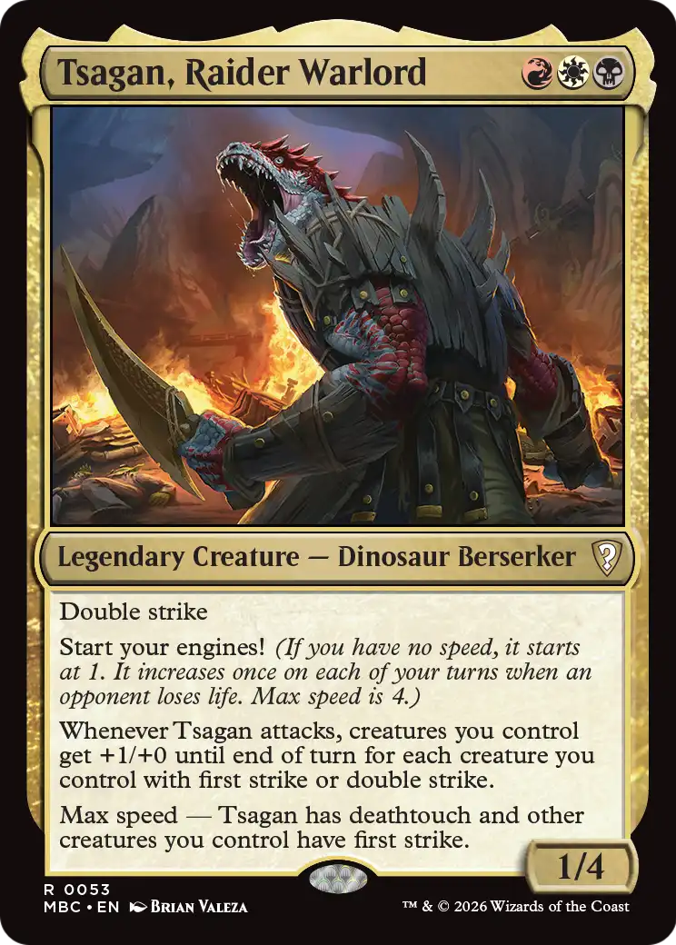 Tsagan, Raider Warlord [Mystery Booster: Commander Edition] | L.A. Mood Comics and Games