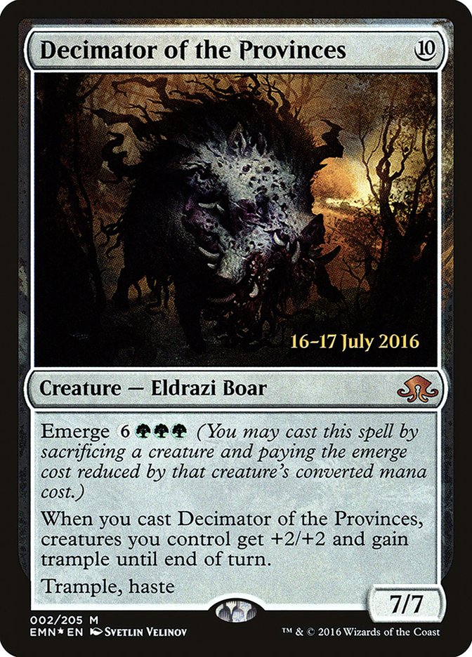 Decimator of the Provinces [Eldritch Moon Prerelease Promos] | L.A. Mood Comics and Games