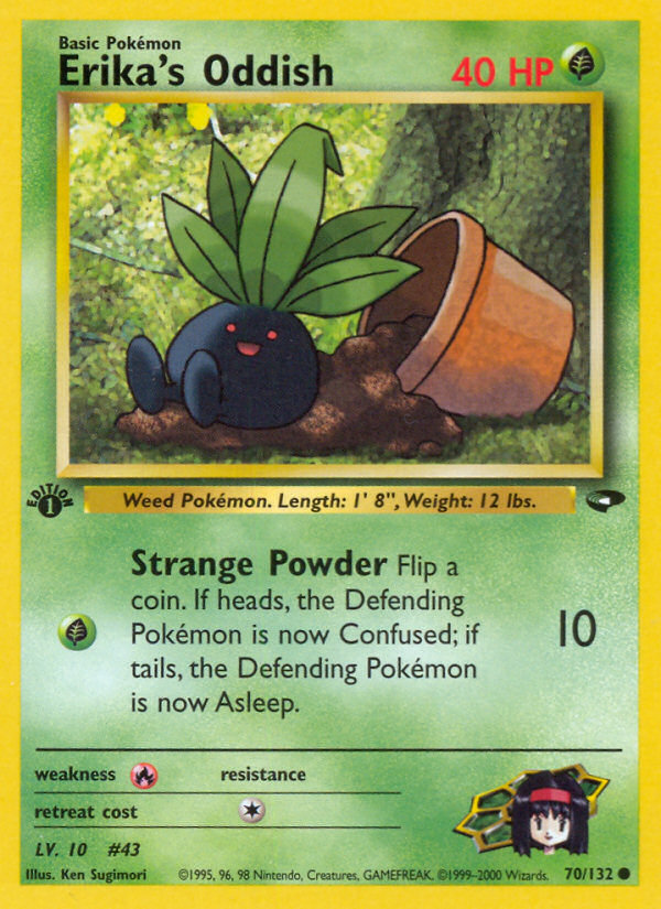Erika's Oddish (70/132) [Gym Challenge 1st Edition] | L.A. Mood Comics and Games