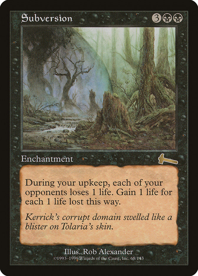 Subversion [Urza's Legacy] | L.A. Mood Comics and Games