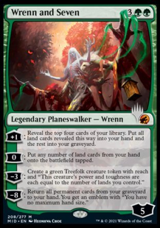 Wrenn and Seven (Promo Pack) [Innistrad: Midnight Hunt Promos] | L.A. Mood Comics and Games