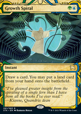 Growth Spiral (Foil Etched) [Strixhaven: Mystical Archive] | L.A. Mood Comics and Games