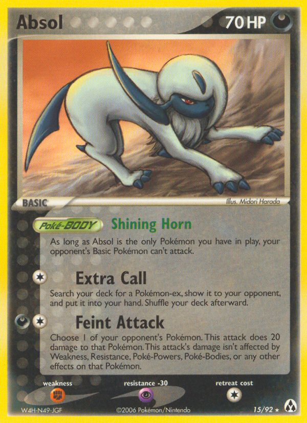 Absol (15/92) [EX: Legend Maker] | L.A. Mood Comics and Games