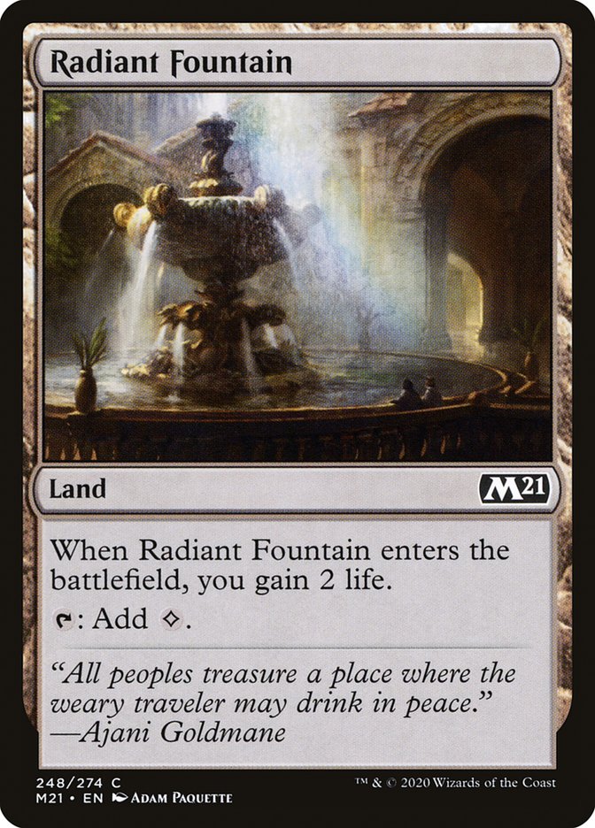 Radiant Fountain [Core Set 2021] | L.A. Mood Comics and Games