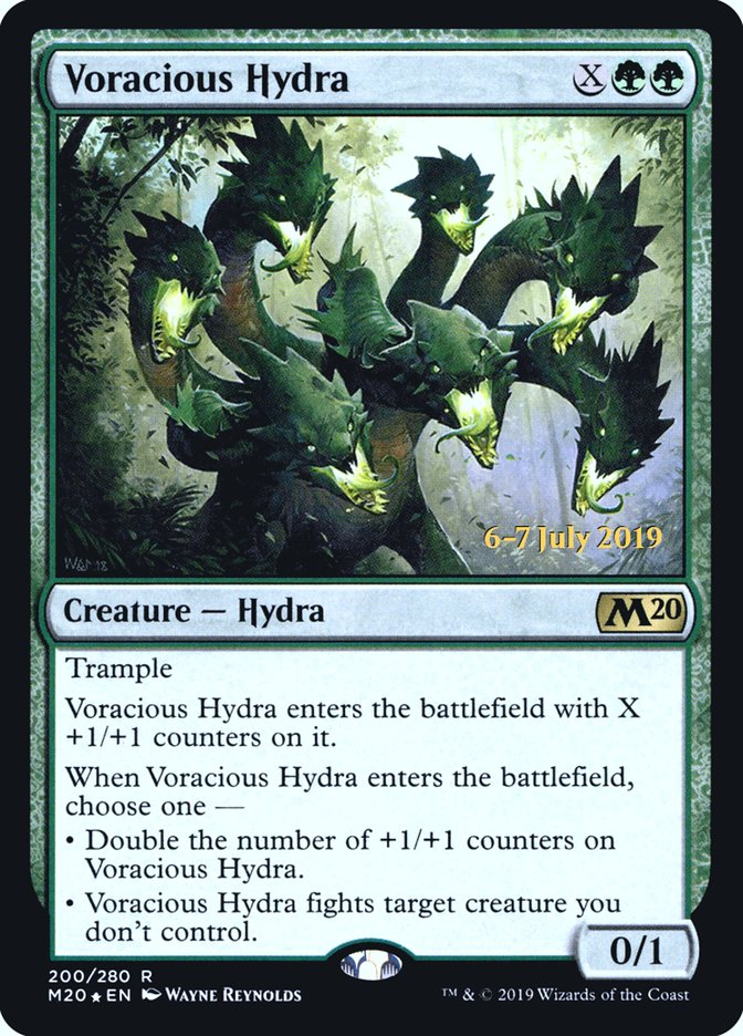 Voracious Hydra [Core Set 2020 Prerelease Promos] | L.A. Mood Comics and Games