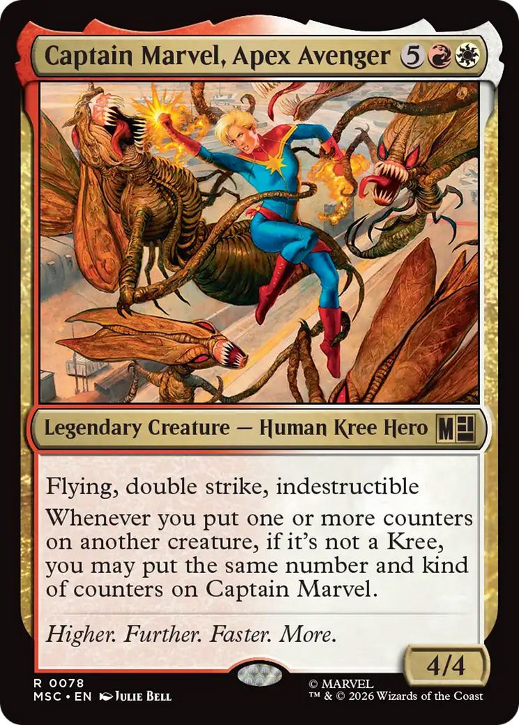 Captain Marvel, Apex Avenger [Marvel Super Heroes Commander] | L.A. Mood Comics and Games