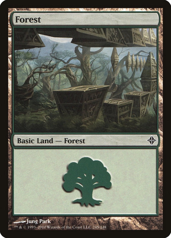 Forest (245) [Rise of the Eldrazi] | L.A. Mood Comics and Games