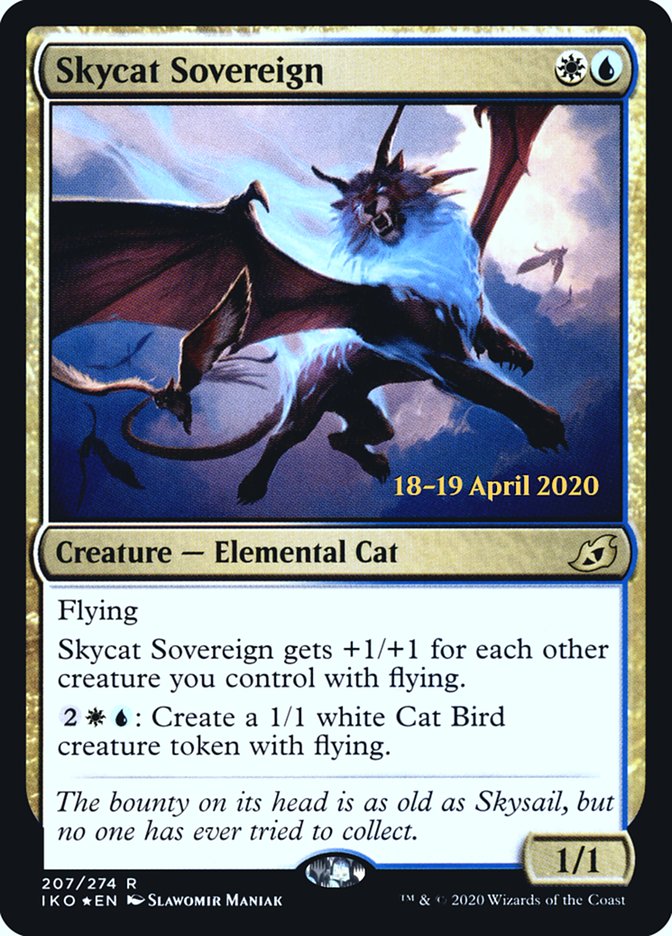 Skycat Sovereign [Ikoria: Lair of Behemoths Prerelease Promos] | L.A. Mood Comics and Games