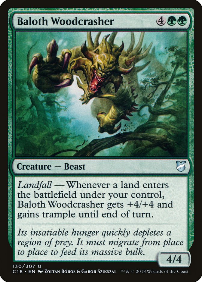 Baloth Woodcrasher [Commander 2018] | L.A. Mood Comics and Games