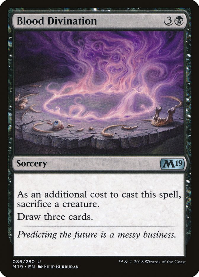 Blood Divination [Core Set 2019] | L.A. Mood Comics and Games