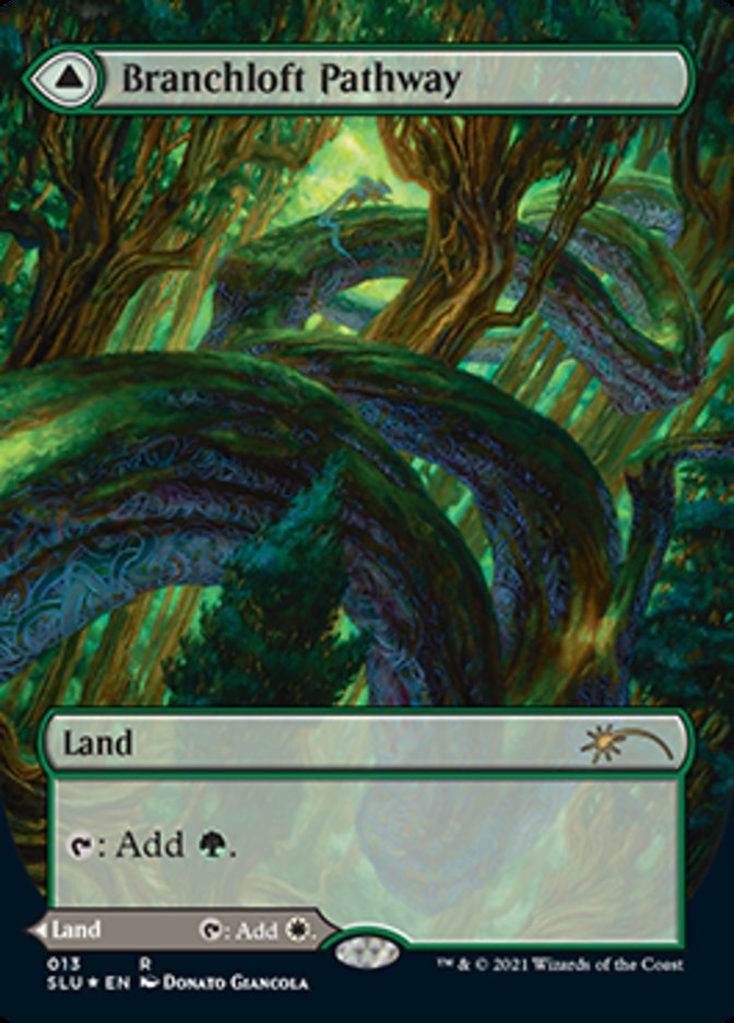 Branchloft Pathway // Boulderloft Pathway (Borderless) [Secret Lair: Ultimate Edition 2] | L.A. Mood Comics and Games