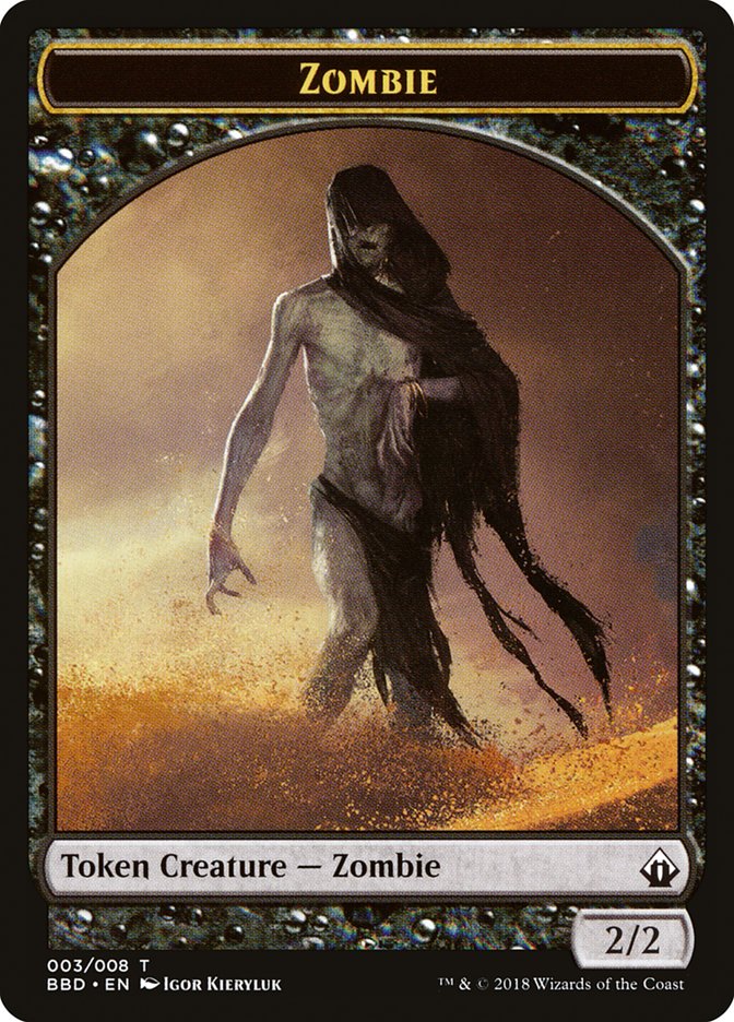Zombie Token [Battlebond Tokens] | L.A. Mood Comics and Games