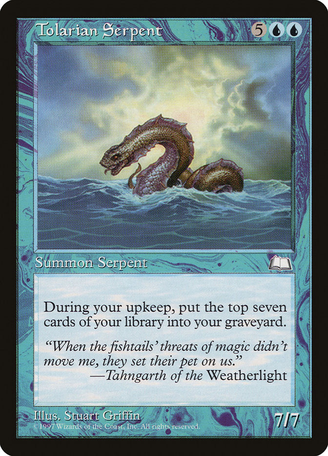 Tolarian Serpent [Weatherlight] | L.A. Mood Comics and Games