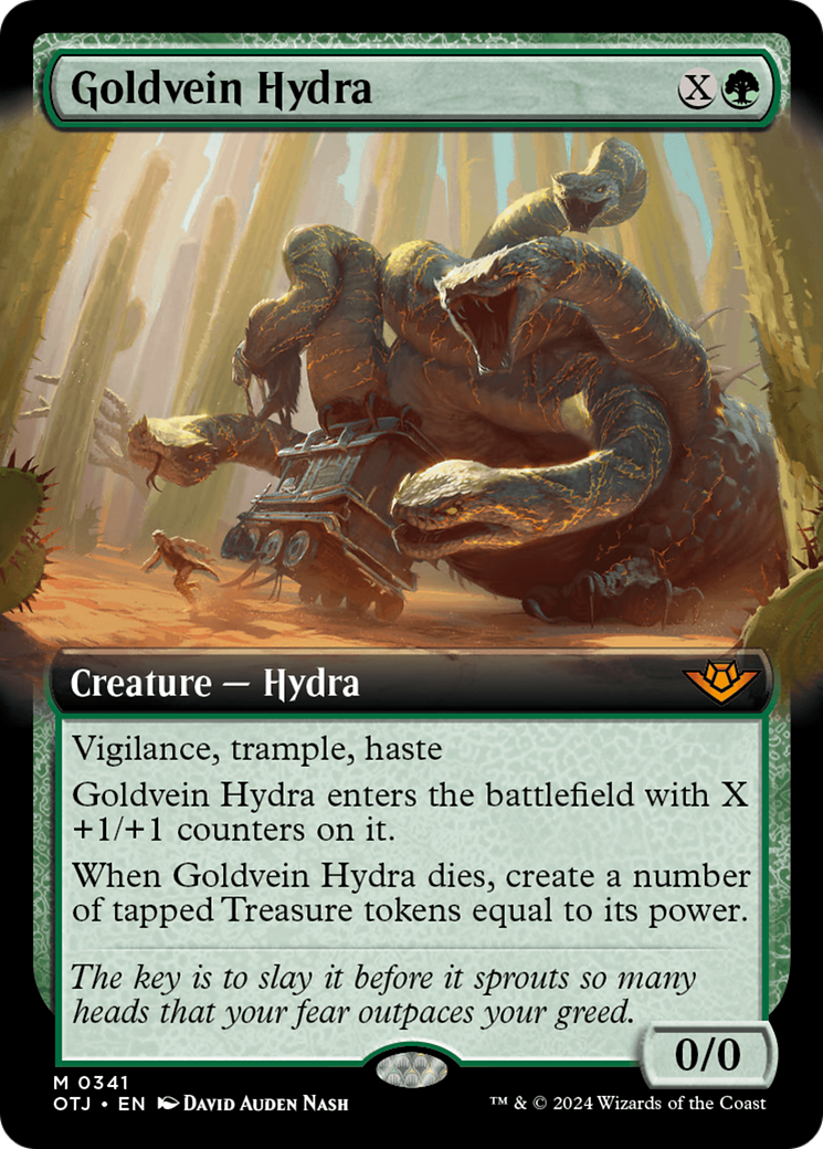 Goldvein Hydra (Extended Art) [Outlaws of Thunder Junction] | L.A. Mood Comics and Games