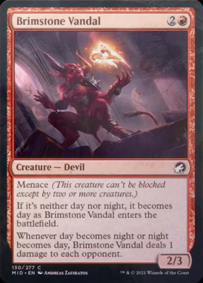 Brimstone Vandal [Innistrad: Midnight Hunt] | L.A. Mood Comics and Games