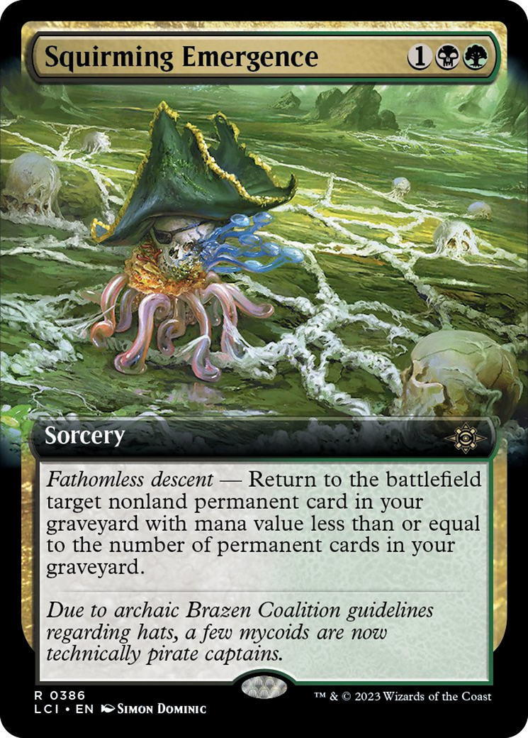 Squirming Emergence (Extended Art) [The Lost Caverns of Ixalan] | L.A. Mood Comics and Games