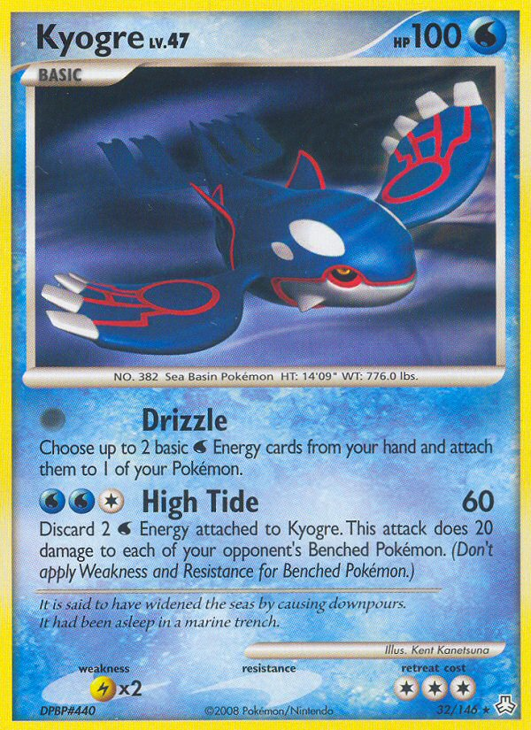 Kyogre (32/146) [Diamond & Pearl: Legends Awakened] | L.A. Mood Comics and Games