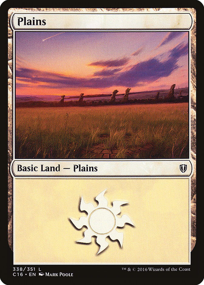 Plains (338) [Commander 2016] | L.A. Mood Comics and Games