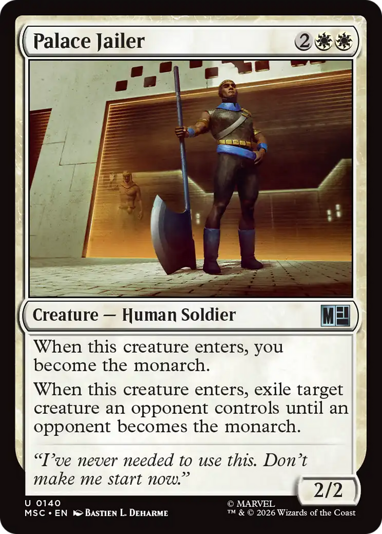 Palace Jailer (Surge Foil) [Marvel Super Heroes Commander] | L.A. Mood Comics and Games