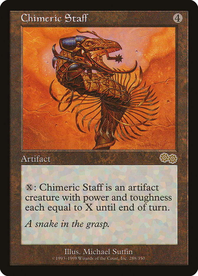 Chimeric Staff [Urza's Saga] | L.A. Mood Comics and Games