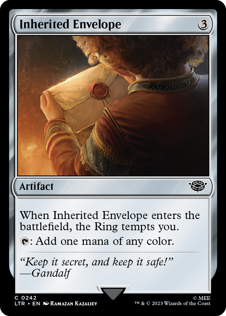 Inherited Envelope [The Lord of the Rings: Tales of Middle-Earth] | L.A. Mood Comics and Games
