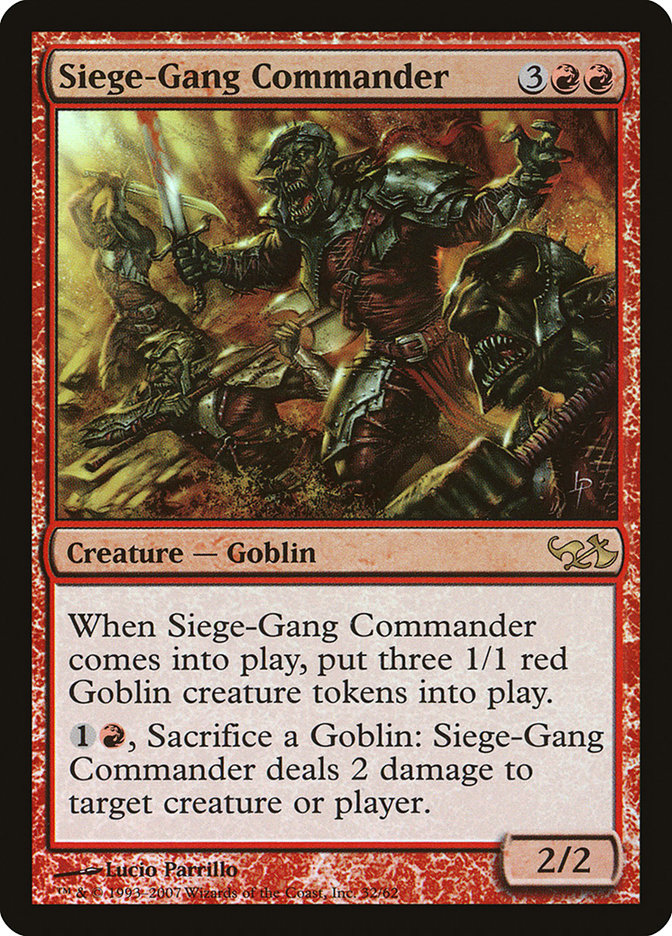 Siege-Gang Commander [Duel Decks: Elves vs. Goblins] | L.A. Mood Comics and Games