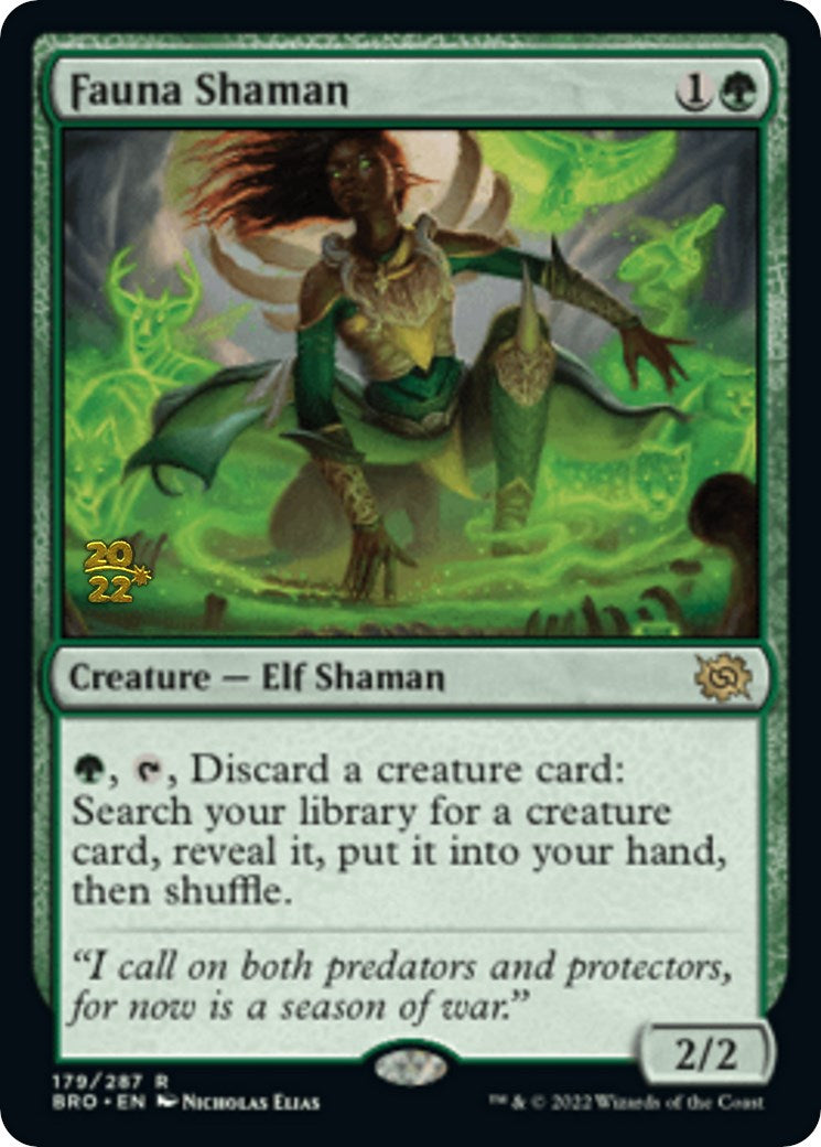 Fauna Shaman [The Brothers' War Prerelease Promos] | L.A. Mood Comics and Games