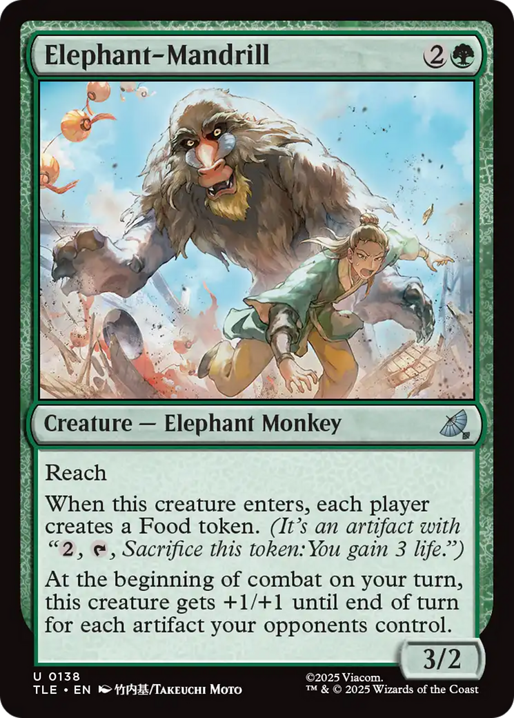 Elephant-Mandrill [Avatar: The Last Airbender: Eternal-Legal] | L.A. Mood Comics and Games