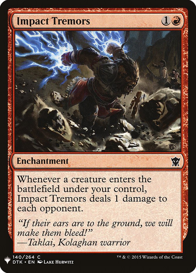 Impact Tremors [Mystery Booster] | L.A. Mood Comics and Games