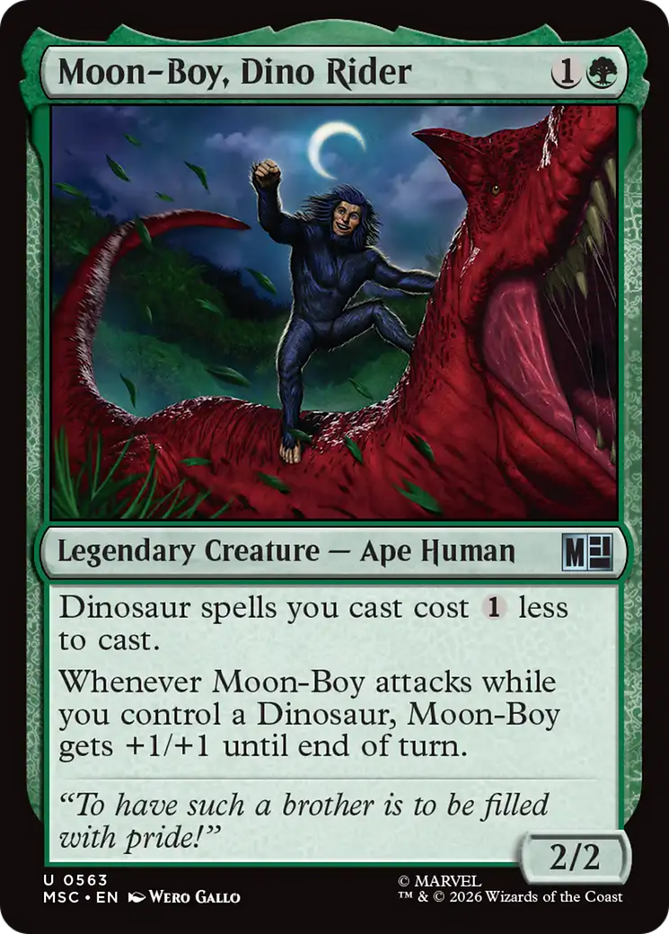 Moon-Boy, Dino Rider [Marvel Super Heroes Commander] | L.A. Mood Comics and Games